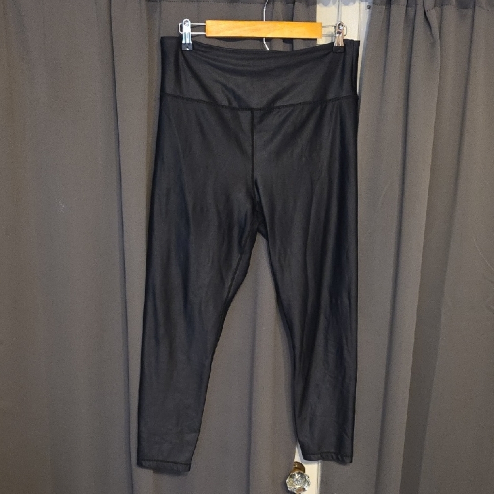 Zyia Active Women's Black High-Waisted Leggings Yoga Pants Sz 6-18 EUC
